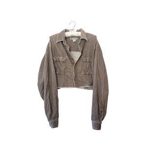 Women's Utility Jacket in Brown
